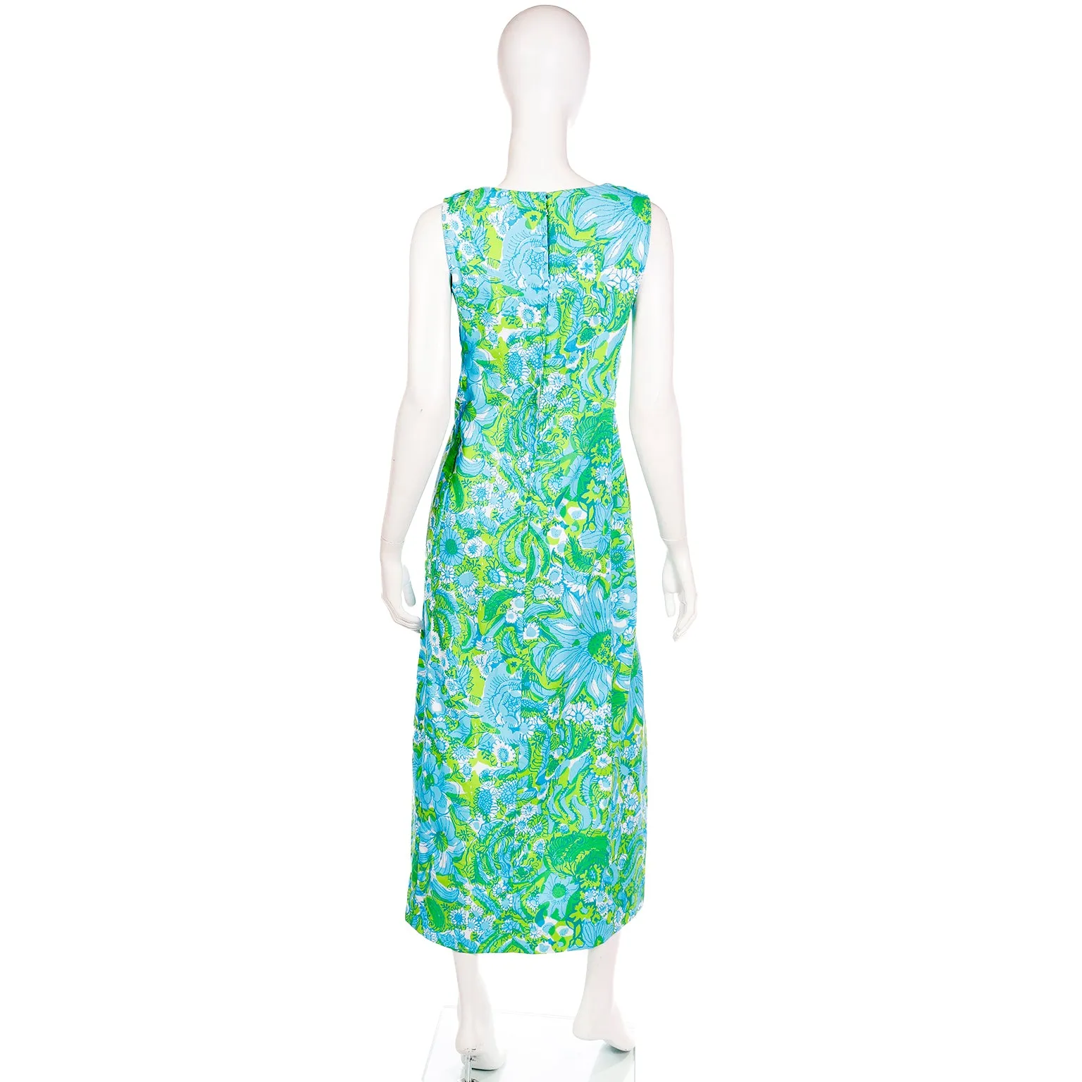 The Lilly Green & Blue Lilly Pulitzer Maxi Dress