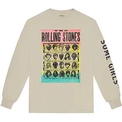 The Rolling Stones Unisex Long Sleeve T-Shirt: Some Girls (Back & Sleeve Print)