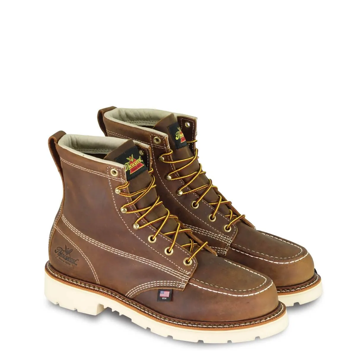 Thorogood Men's - 6" American Heritage EH Crazyhorse - Steel Toe