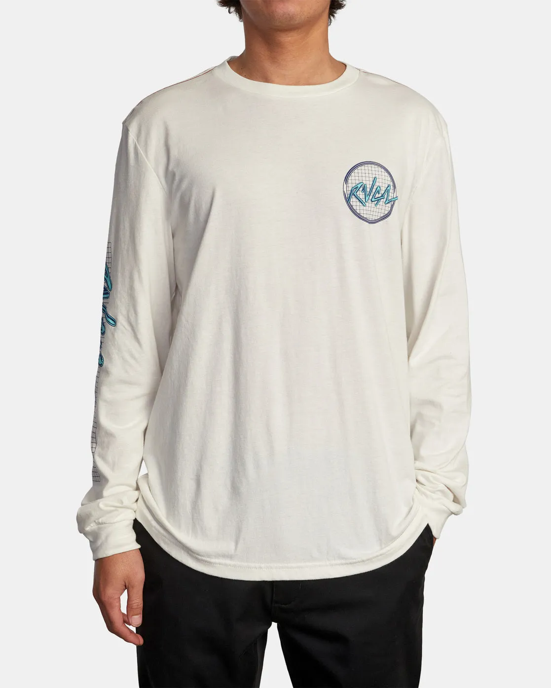 Tubed Long Sleeve Tee - Antique White