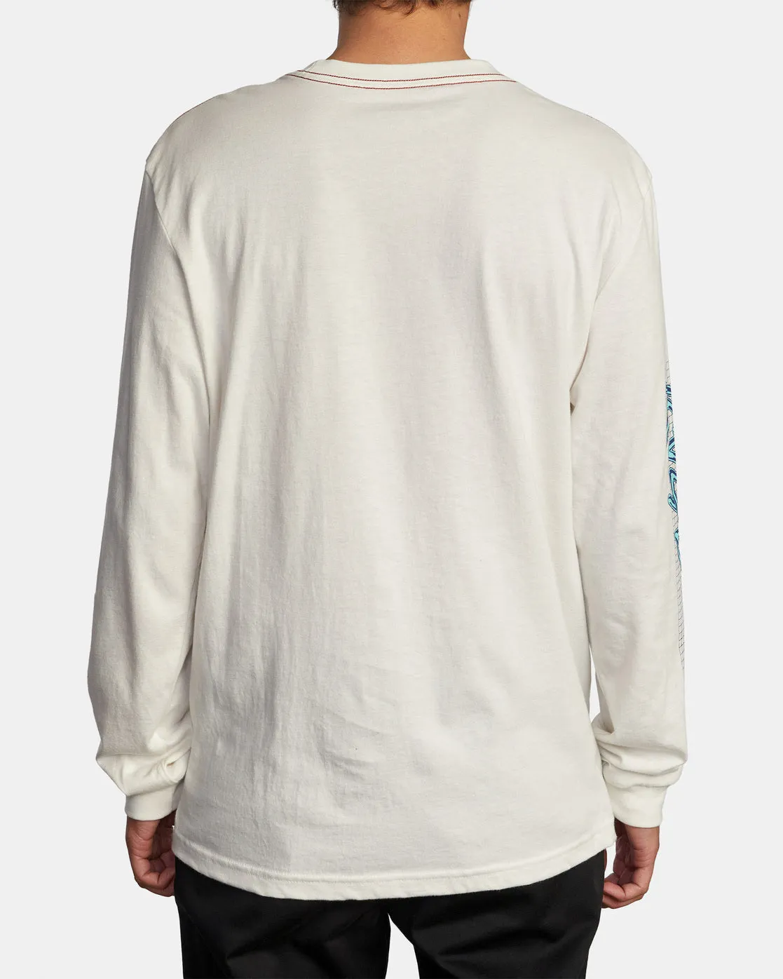 Tubed Long Sleeve Tee - Antique White