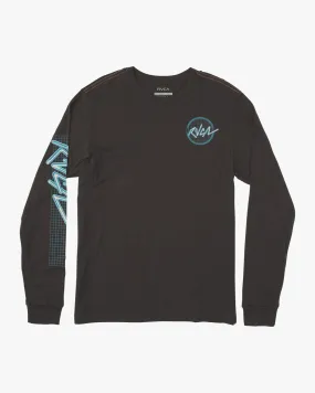 Tubed Long Sleeve Tee - Pirate Black