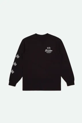 Wayburn L/S Standard T-Shirt - Black