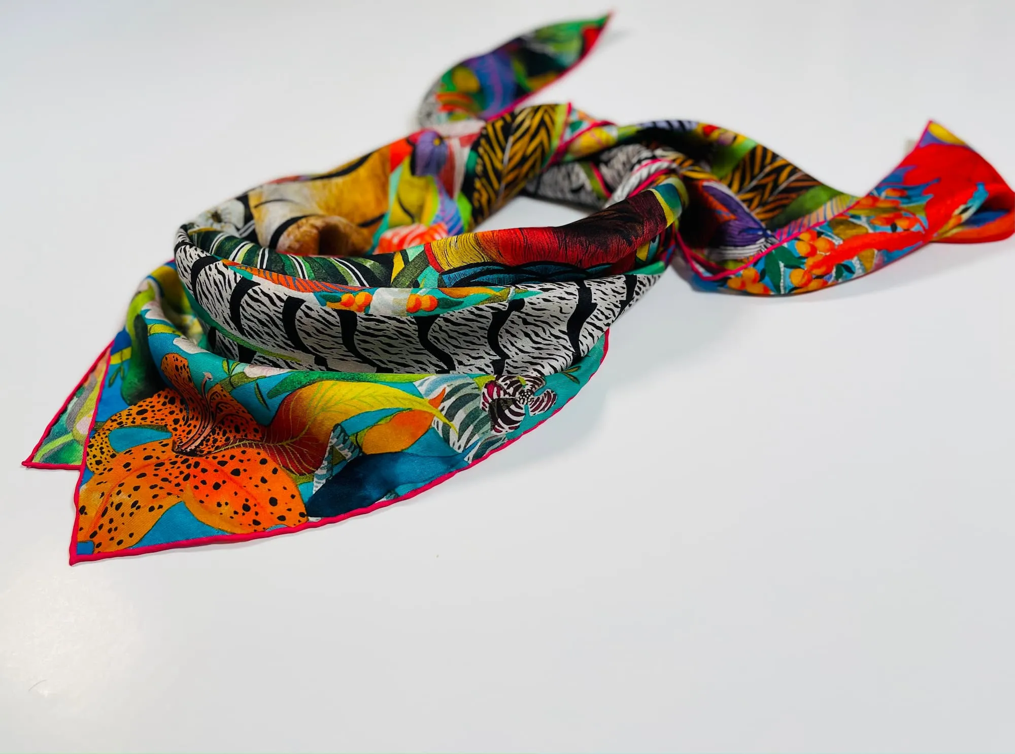 Wild China Forest - Silk Scarf