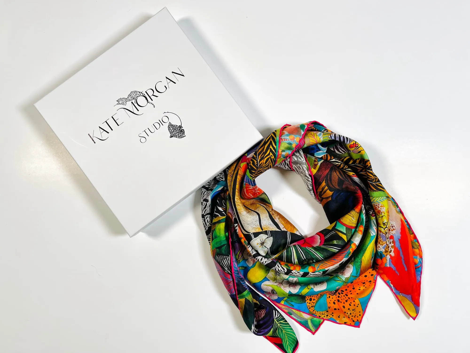 Wild China Forest - Silk Scarf