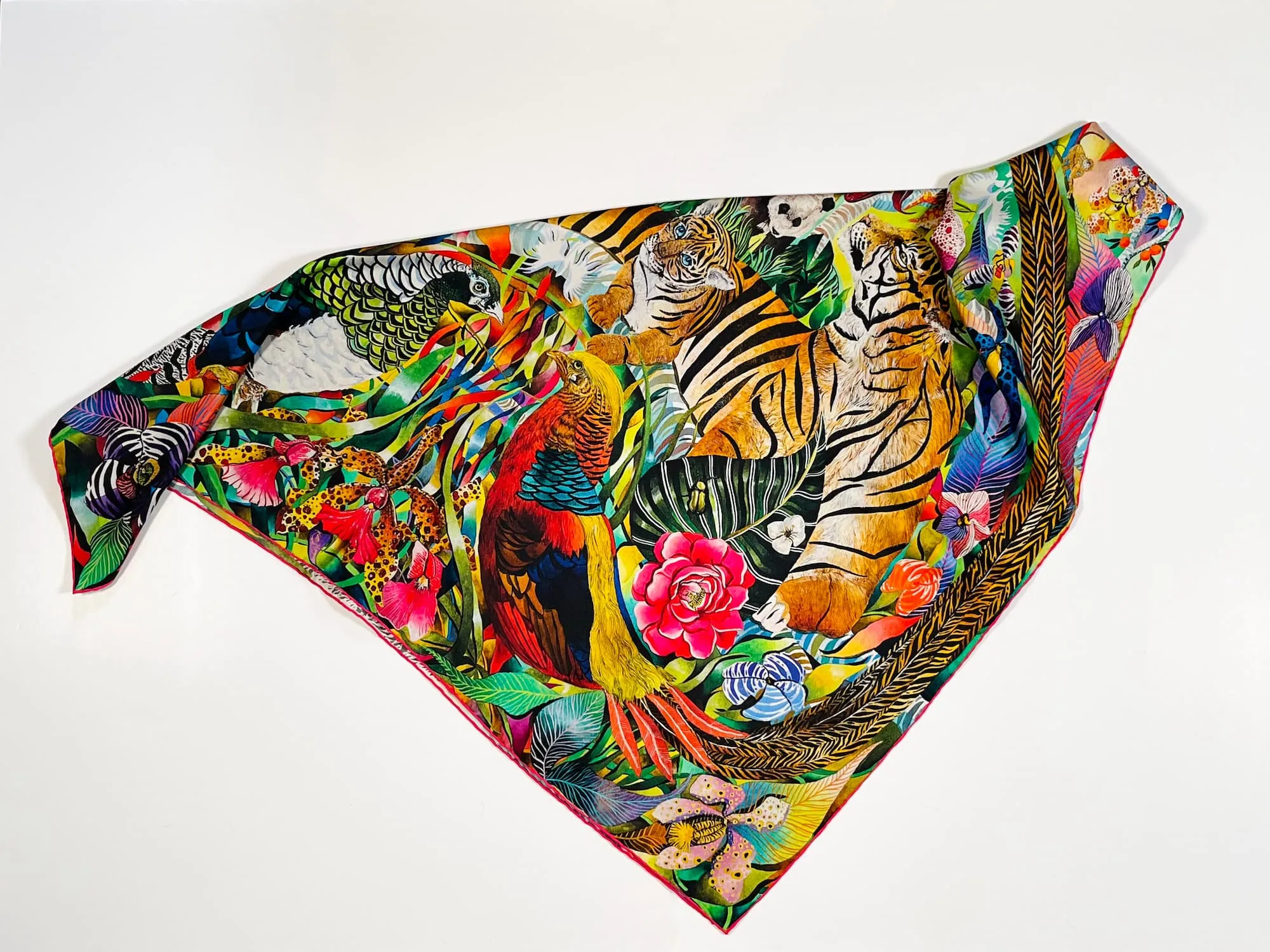 Wild China Forest - Silk Scarf