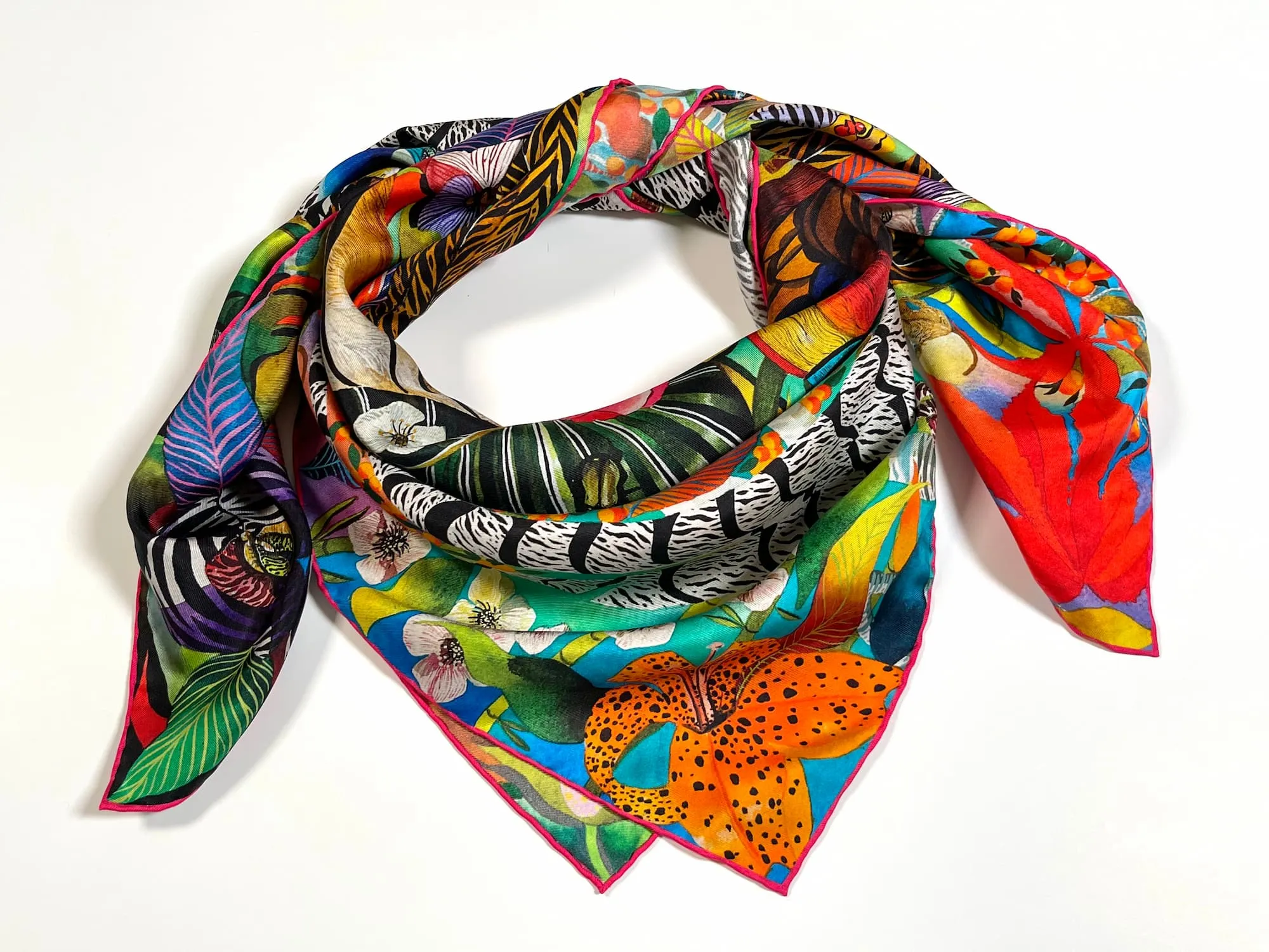 Wild China Forest - Silk Scarf