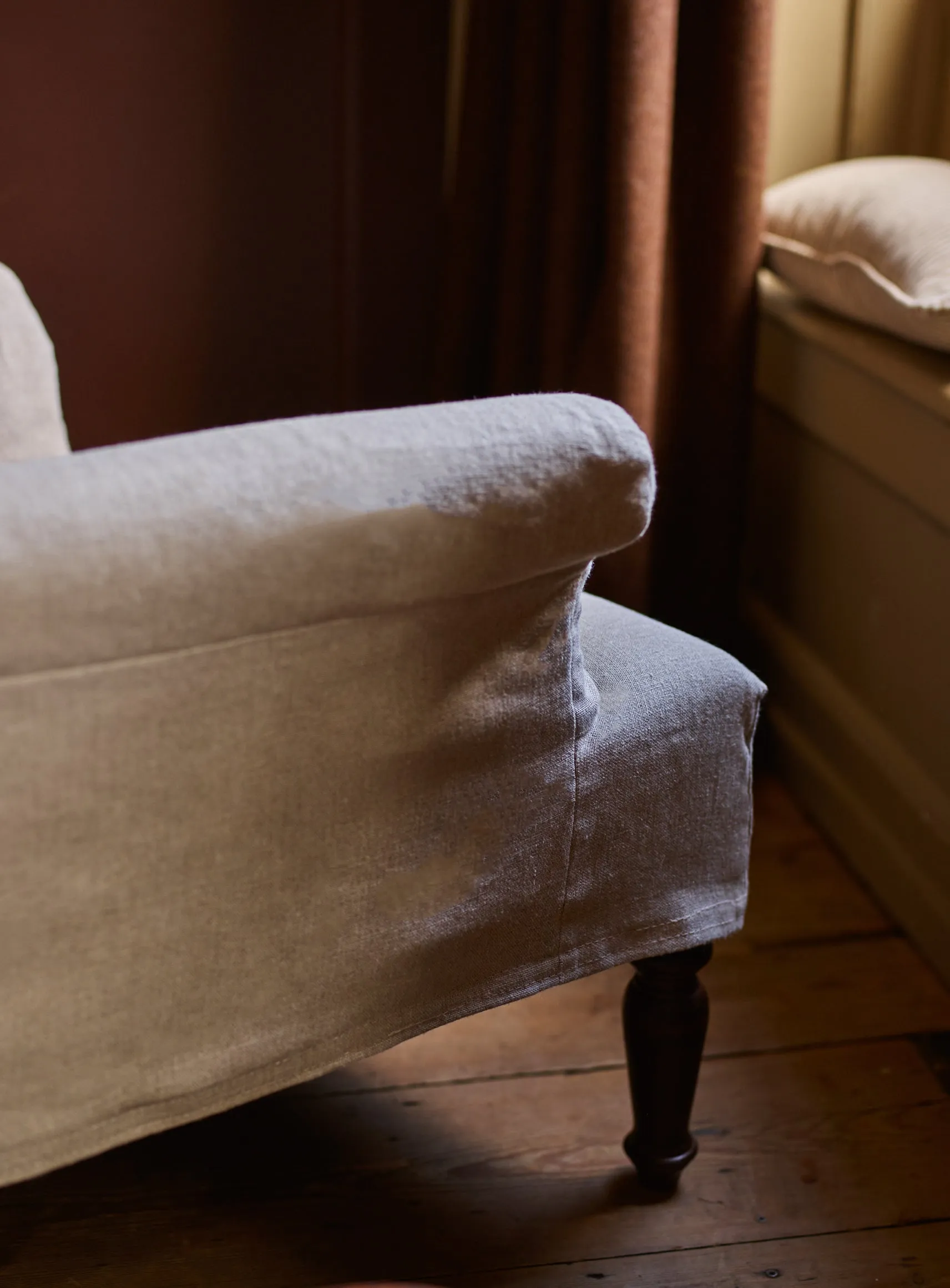 Wilford Armchair, Natural Linen