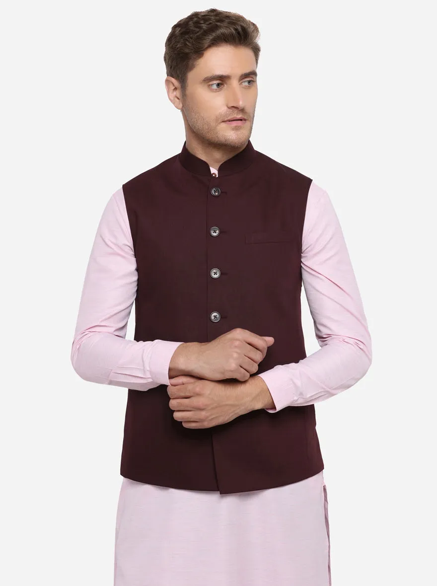 Wine Modi Jacket | JadeBlue