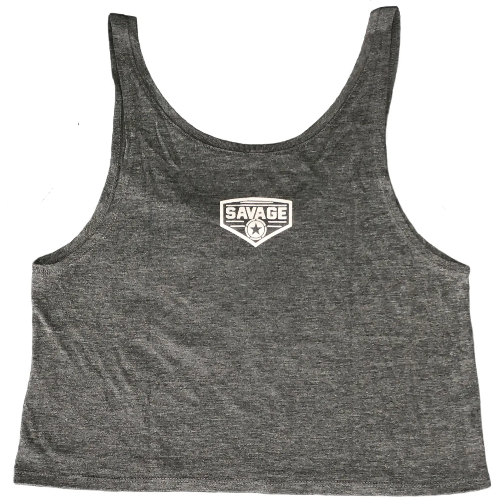 Women's Crop Top - Let's Bang - Charcoal Gray