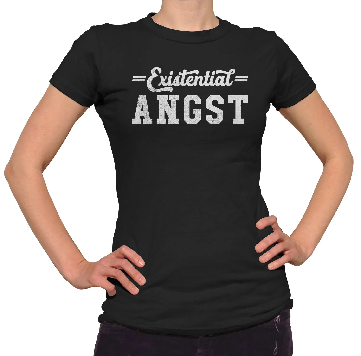 Women's Existential Angst T-Shirt - Funny Existentialism Shirt