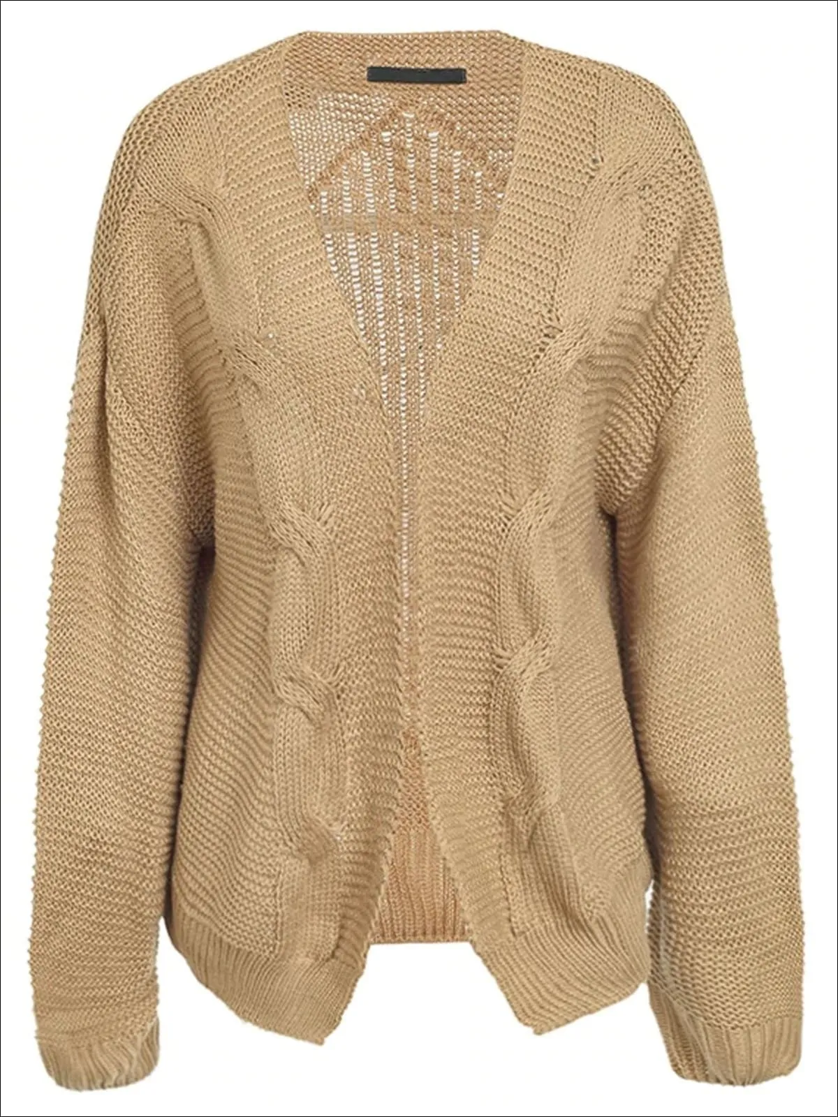 Women's Fall Twist Knitted Casual Cardigan