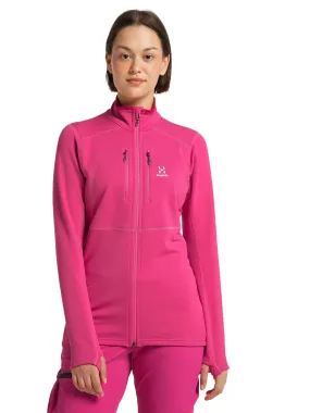 Women's Fleece Inside Sport Top,Pink